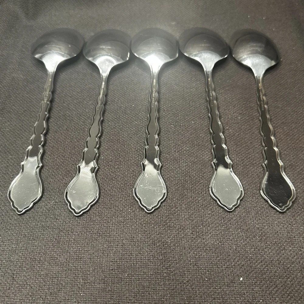 ONEIDA CELLO Serving Set 13 Casserole Pierced Pie Gravy Sugar Jelly Solid Spoons